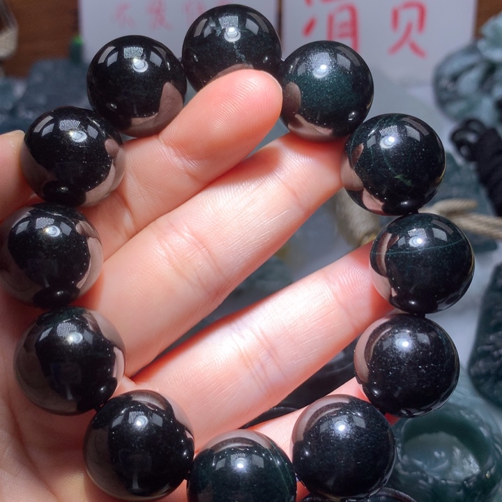 翡翠颈饰未镶嵌保真天然A货翡翠