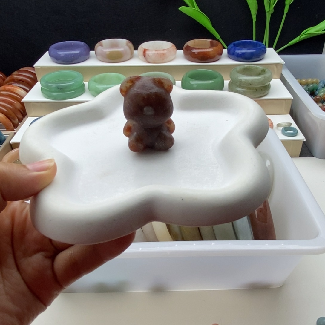 石英岩玉未镶嵌手镯