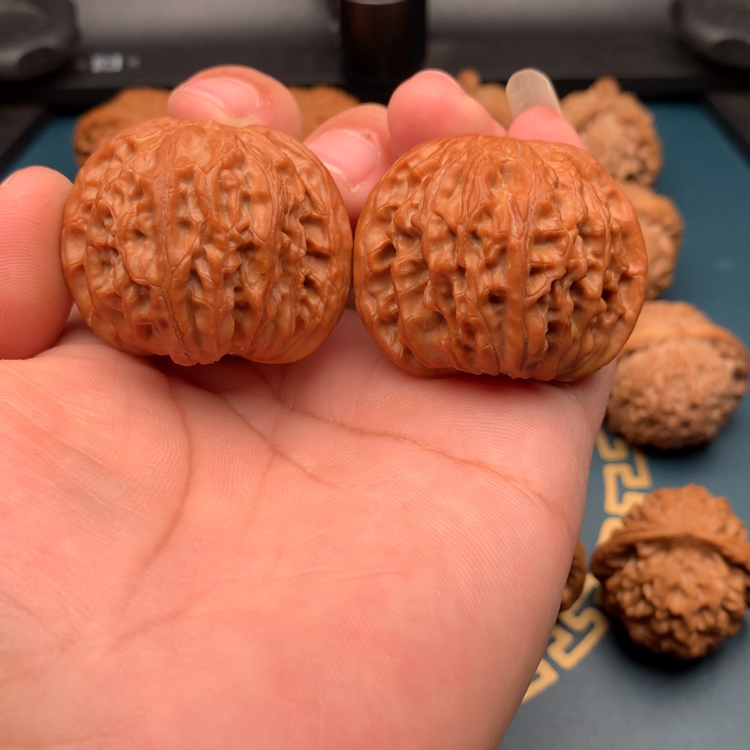 文玩核桃把件43磨盘500