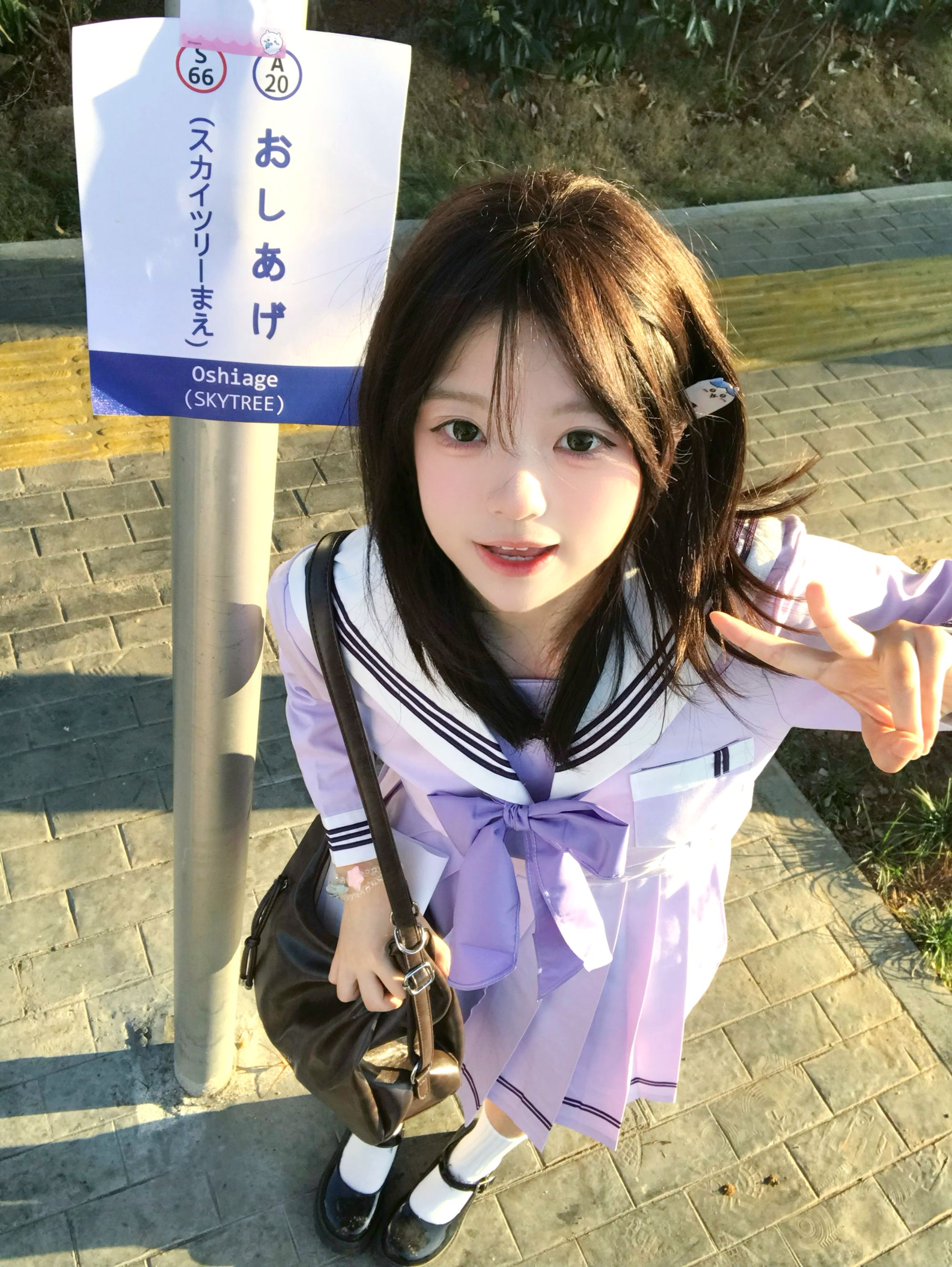 樱花兔~原创日和女子水手服jk制服日本校服长款秋冬学院风jk套装