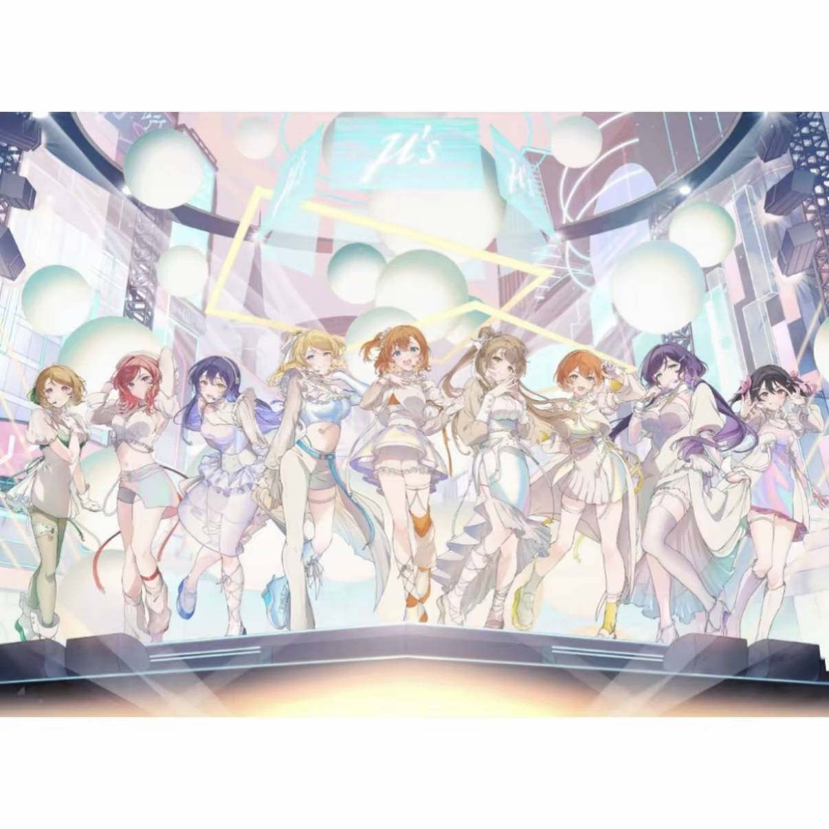 Lovelive！缪斯TOPPA!!!BASE AKIBA联动 吧唧徽章&亚克力卡