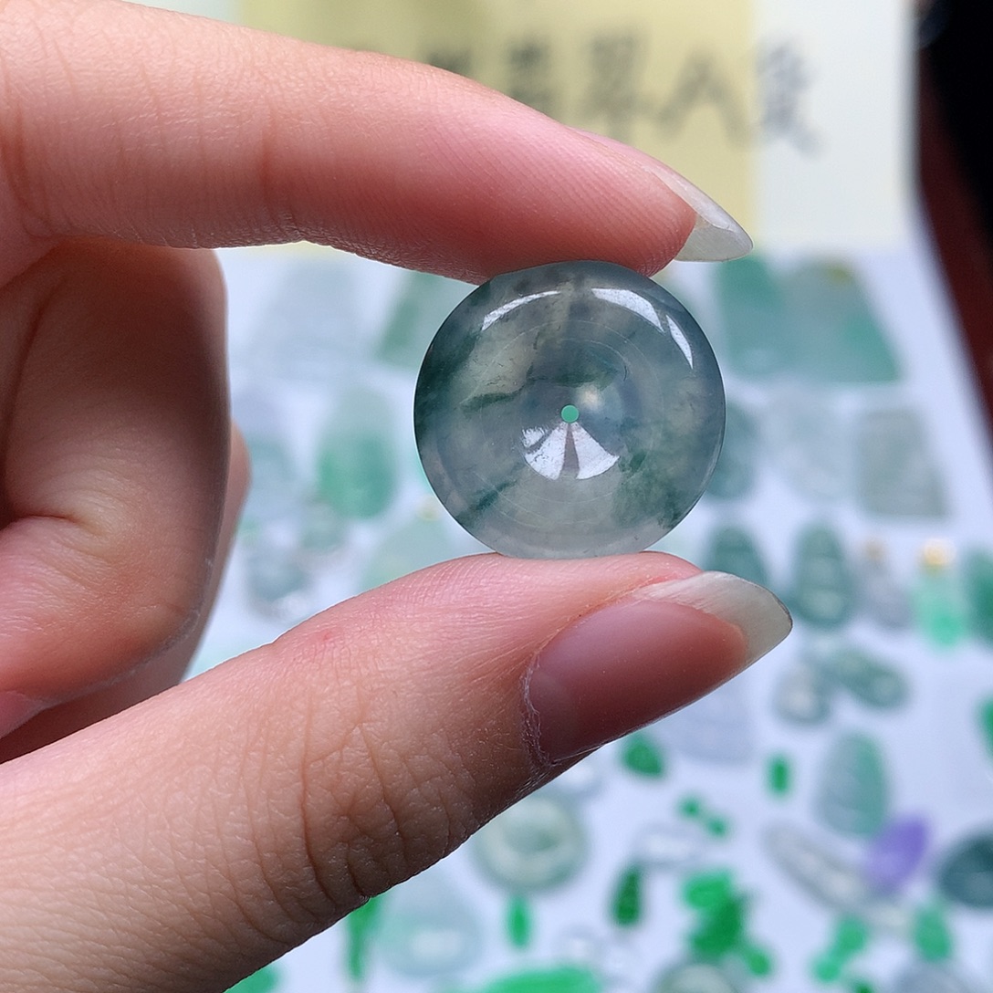 翡翠裸石缅甸天然A货翡翠冰种