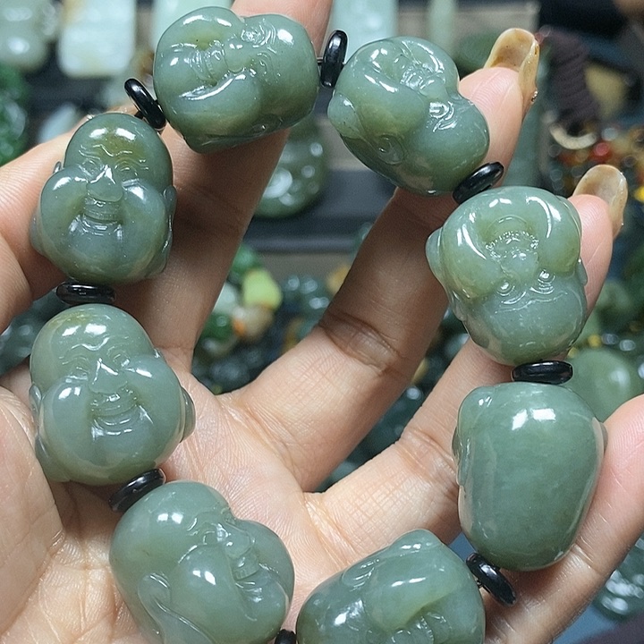 和田玉手串未镶嵌