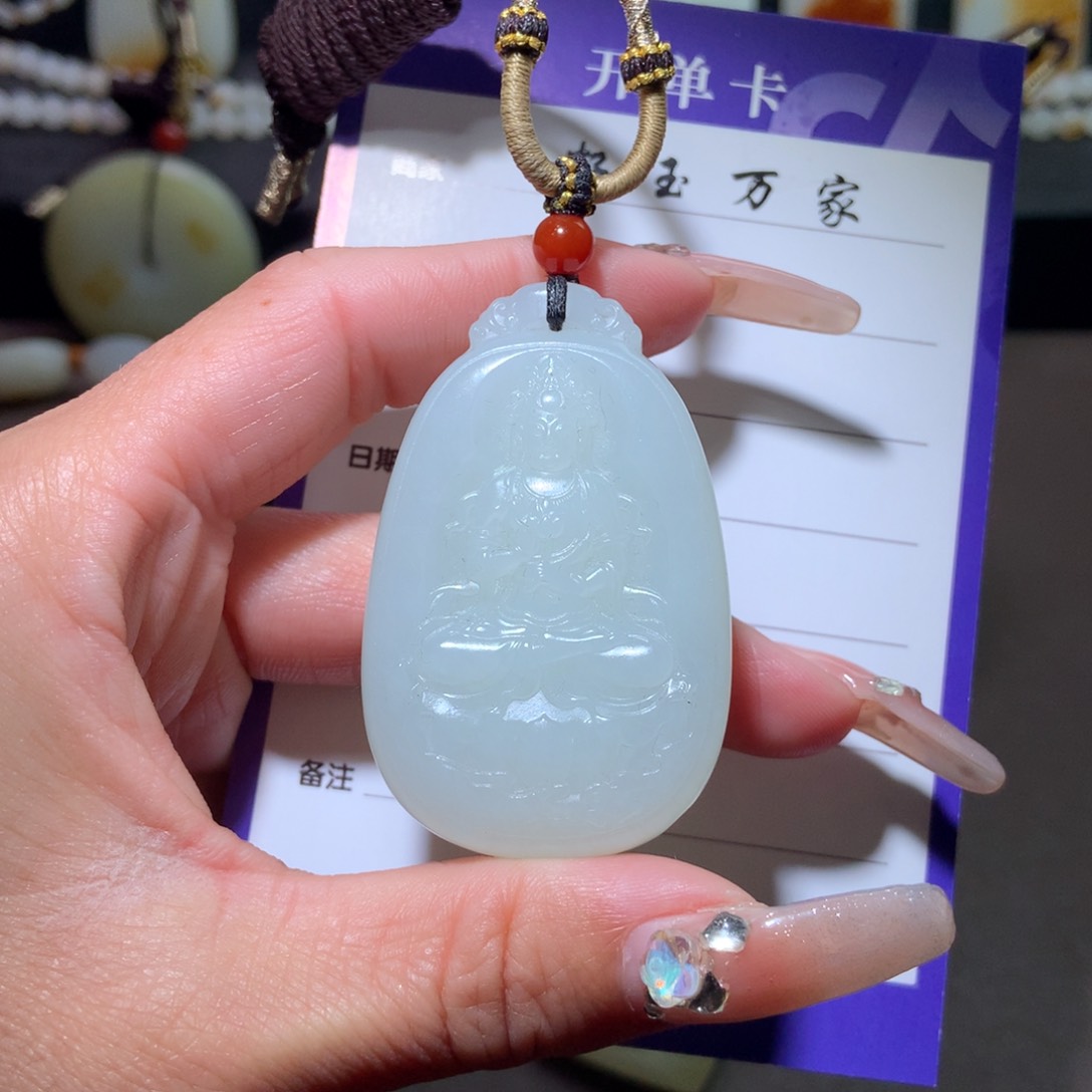 和田玉挂件未镶嵌最**人