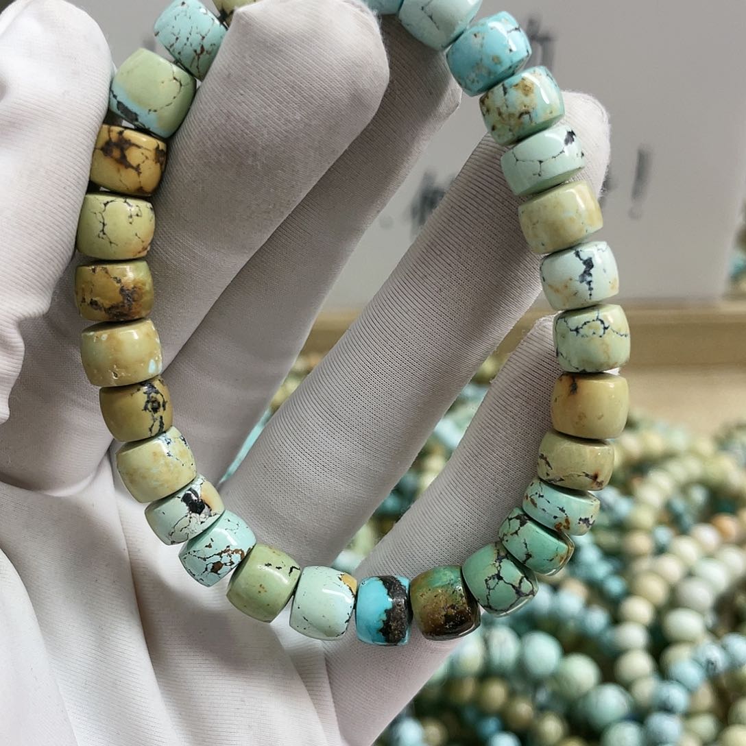 【闪购商品】绿松石珠宝奇石未镶嵌卡8