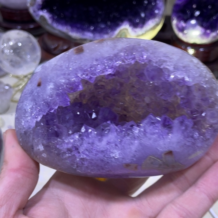 紫晶钱袋子未镶嵌