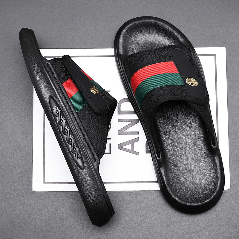 法菲欧男鞋大码休闲时尚百搭防滑软底居家外穿透气男士拖鞋一字拖