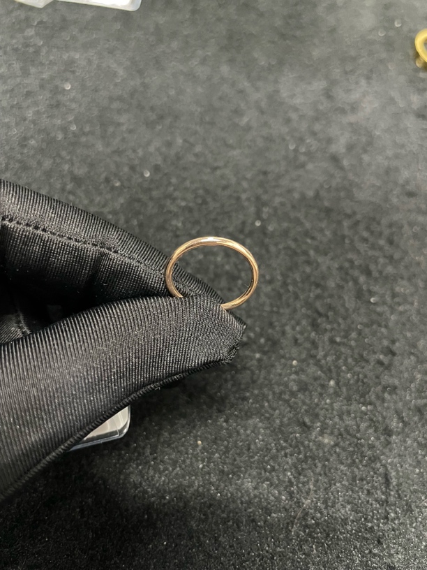 福利款/18K金玫瑰色素戒AU750戒指/不支持七天退货