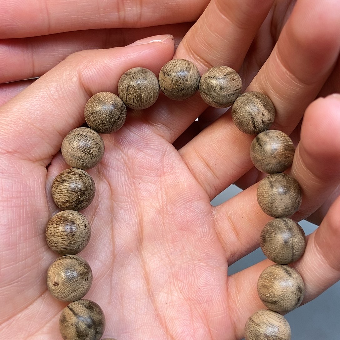 手串沉香天然野菩萨棋1.15，10克，03