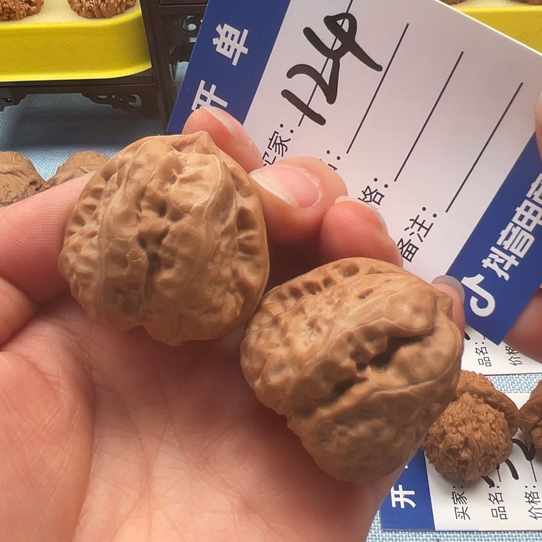 把件文玩核桃三角四开毕业蛙