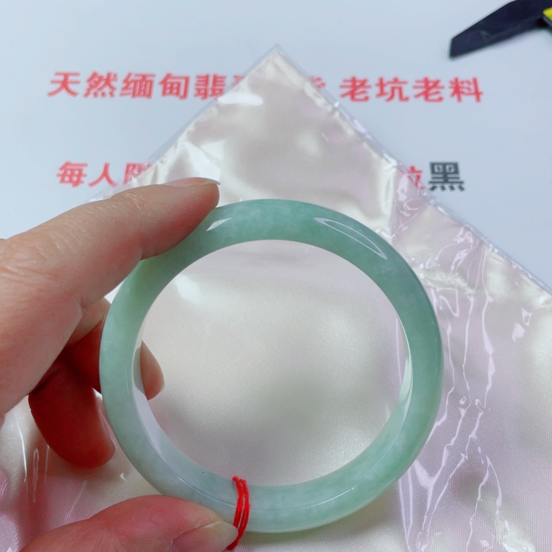 翡翠未镶嵌手镯天然翡翠手镯59