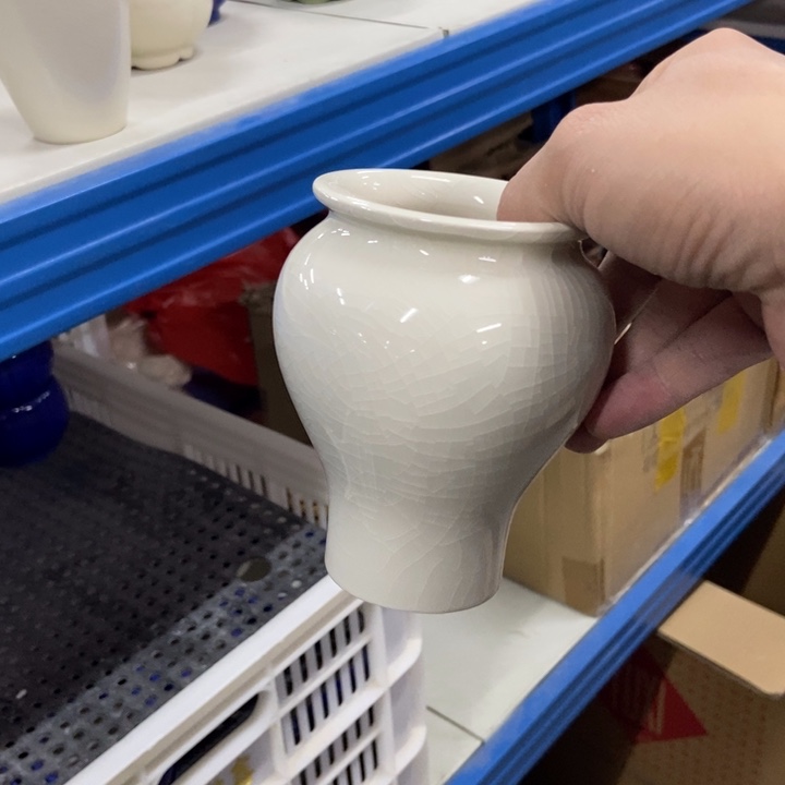 陶瓷花盆单场满9.9发7.5*11