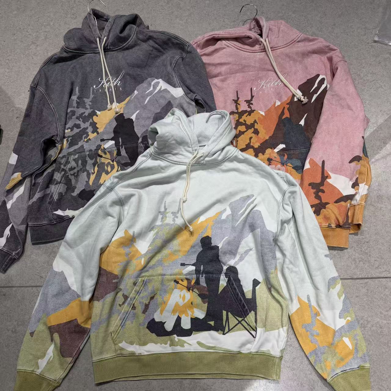 KITH 篝火满印连帽卫衣  三色可选