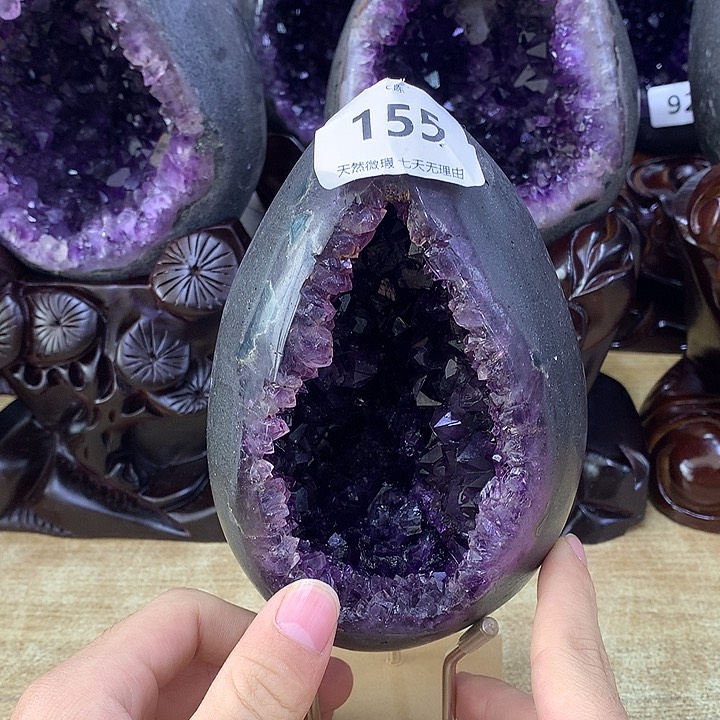 紫水晶未镶嵌紫晶155峰