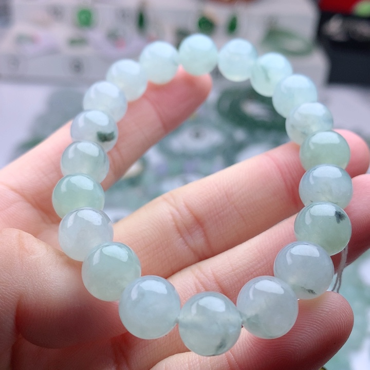 未镶嵌手链翡翠卡9.8