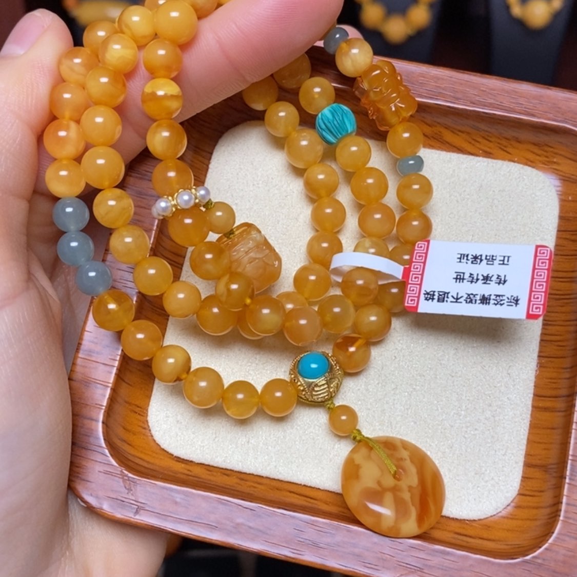 【闪购商品】蜜蜡手链未镶嵌手串