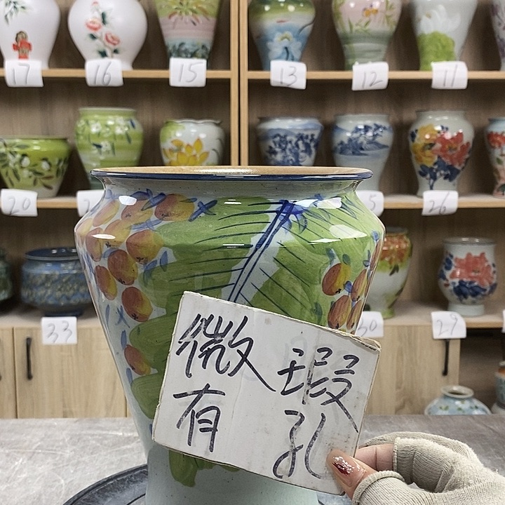 缸13xc景德镇陶瓷花盆