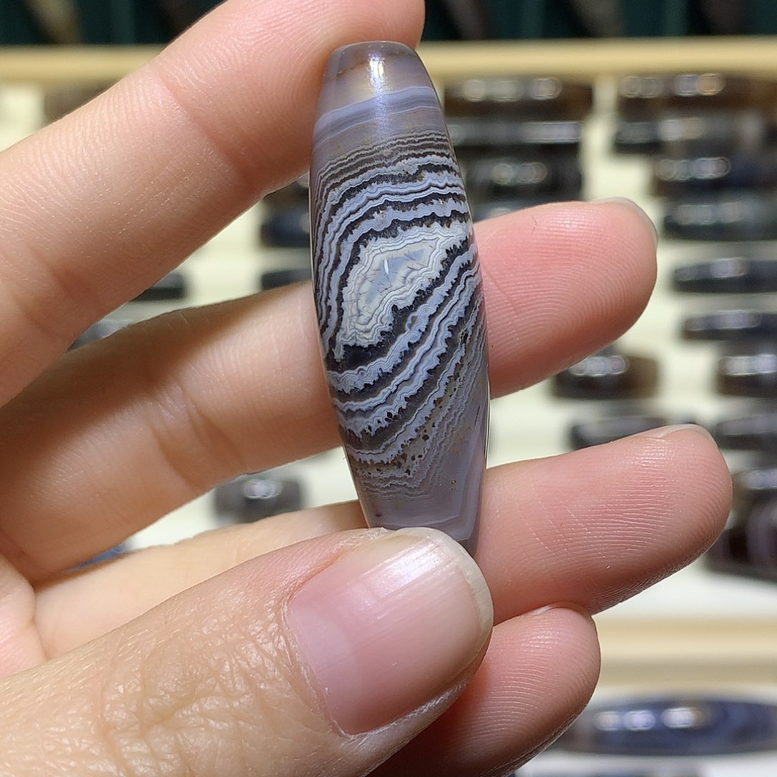 奔***脱玛瑙/玉髓未镶嵌吊坠(不含链)