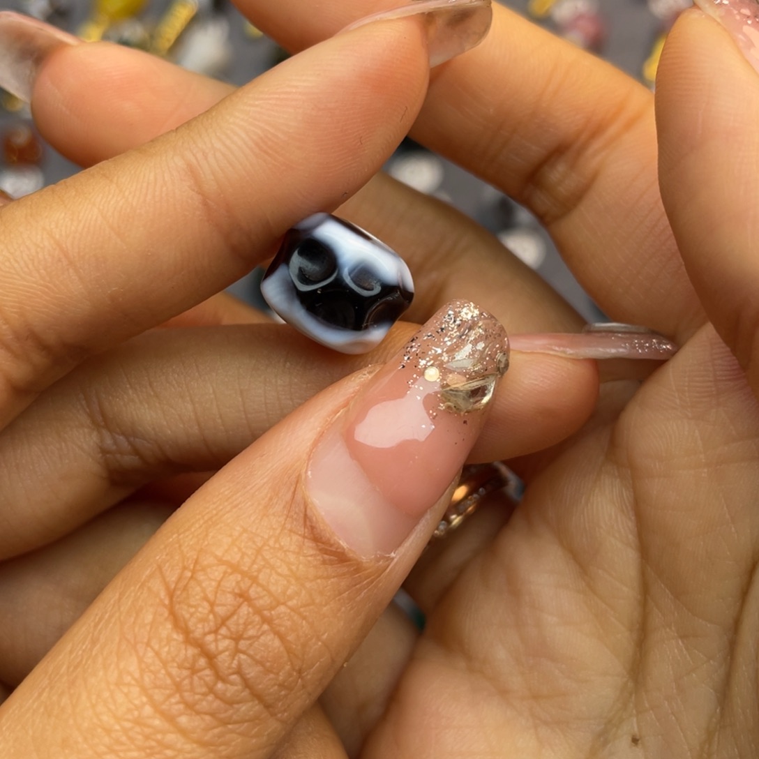 玛瑙/玉髓配饰合金洋***爸