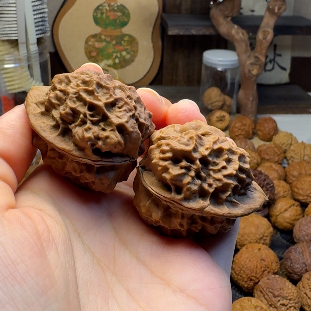 把件文玩核桃毒蟾37.5