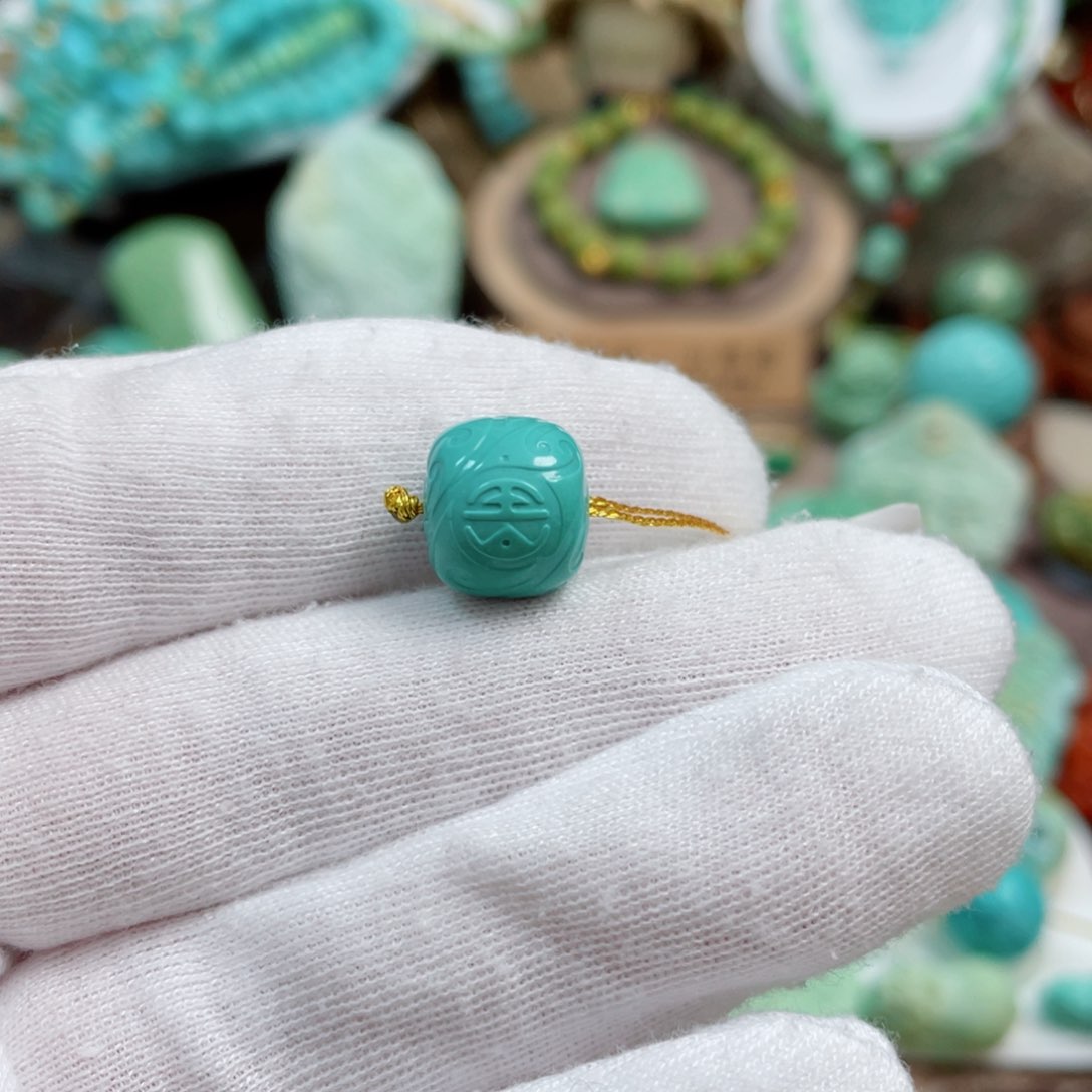 绿松石珠宝奇石未镶嵌