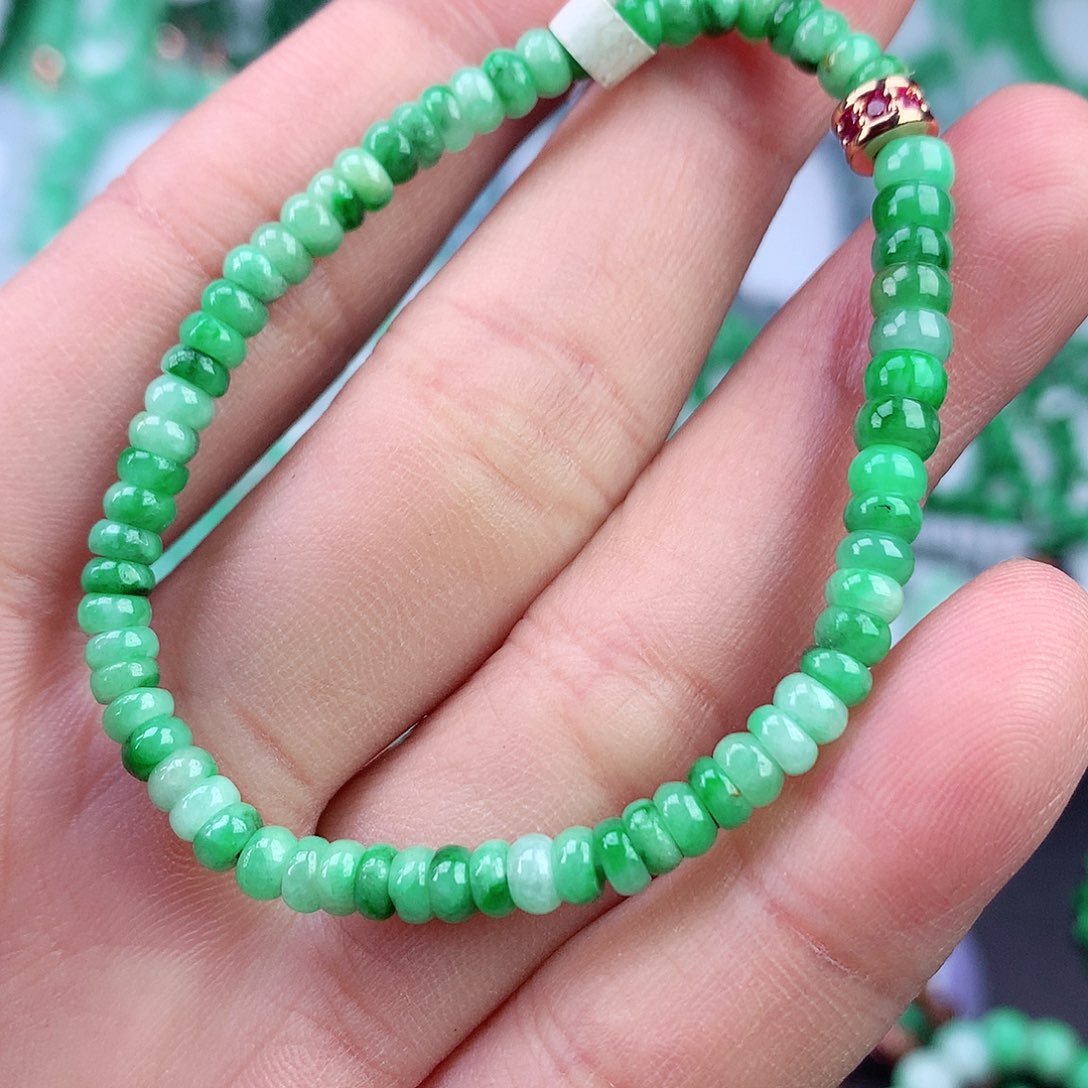 未镶嵌手链翡翠手串