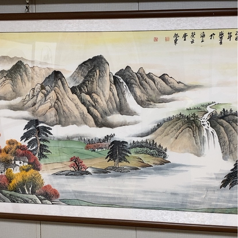 【闪购商品】国画手绘国画带框