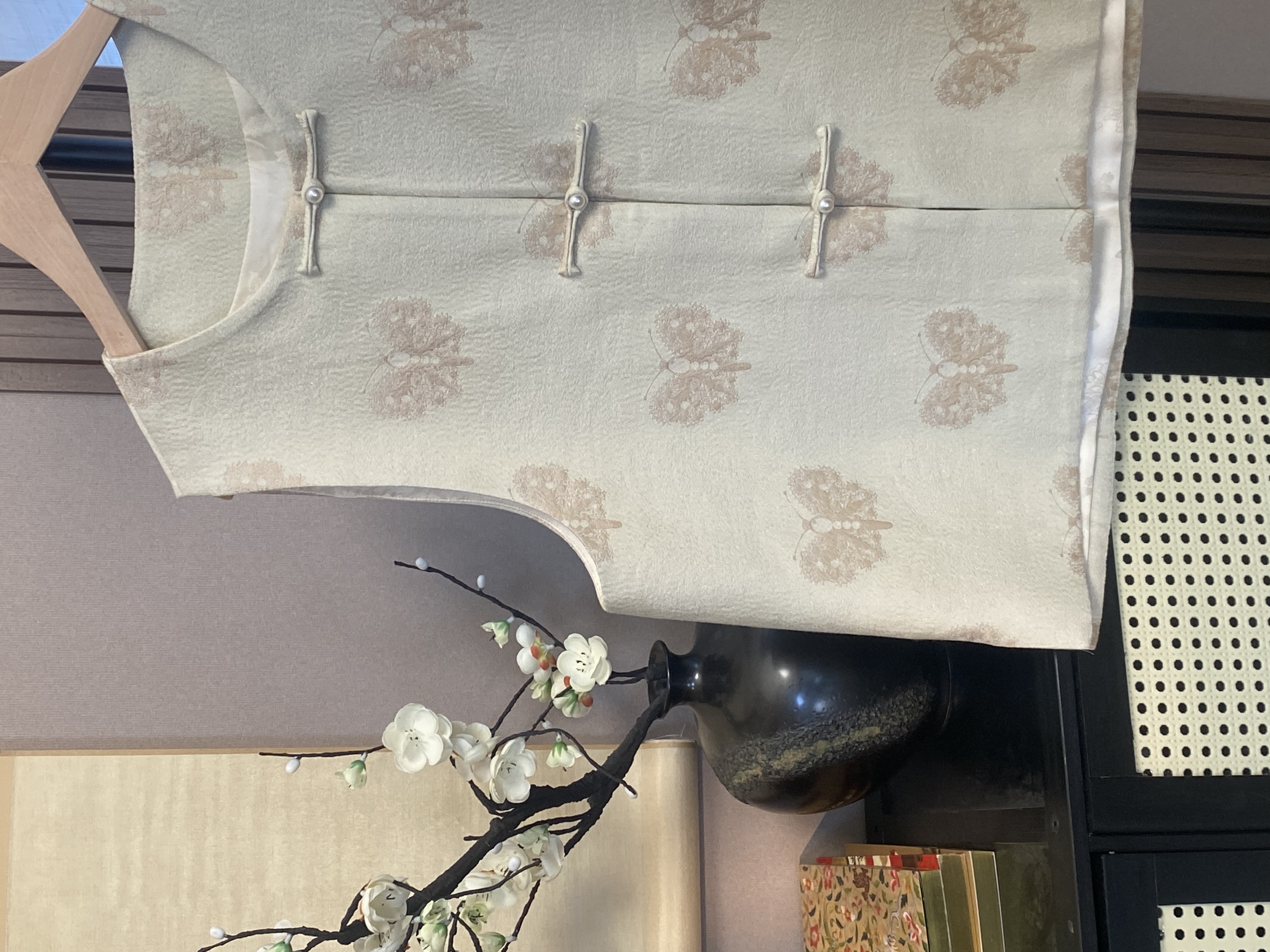 【上久楷 丝毛马甲】新中式满分桑蚕丝马甲上衣复古女装