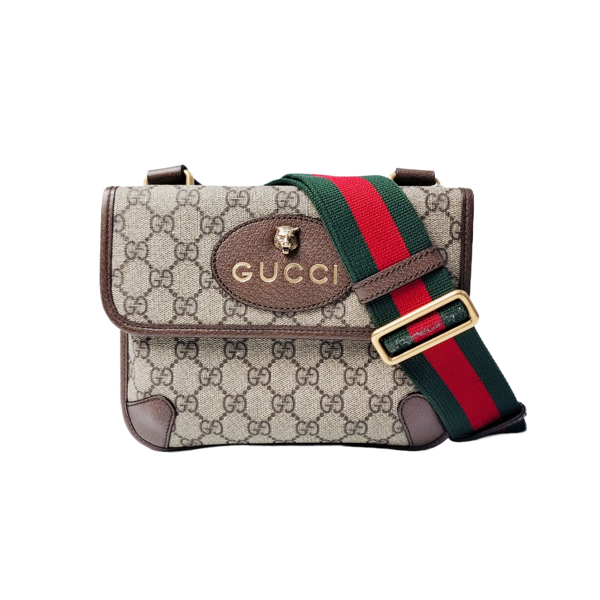 95新 古驰 安洁利严选邮差包/BK0155108 斜挎包