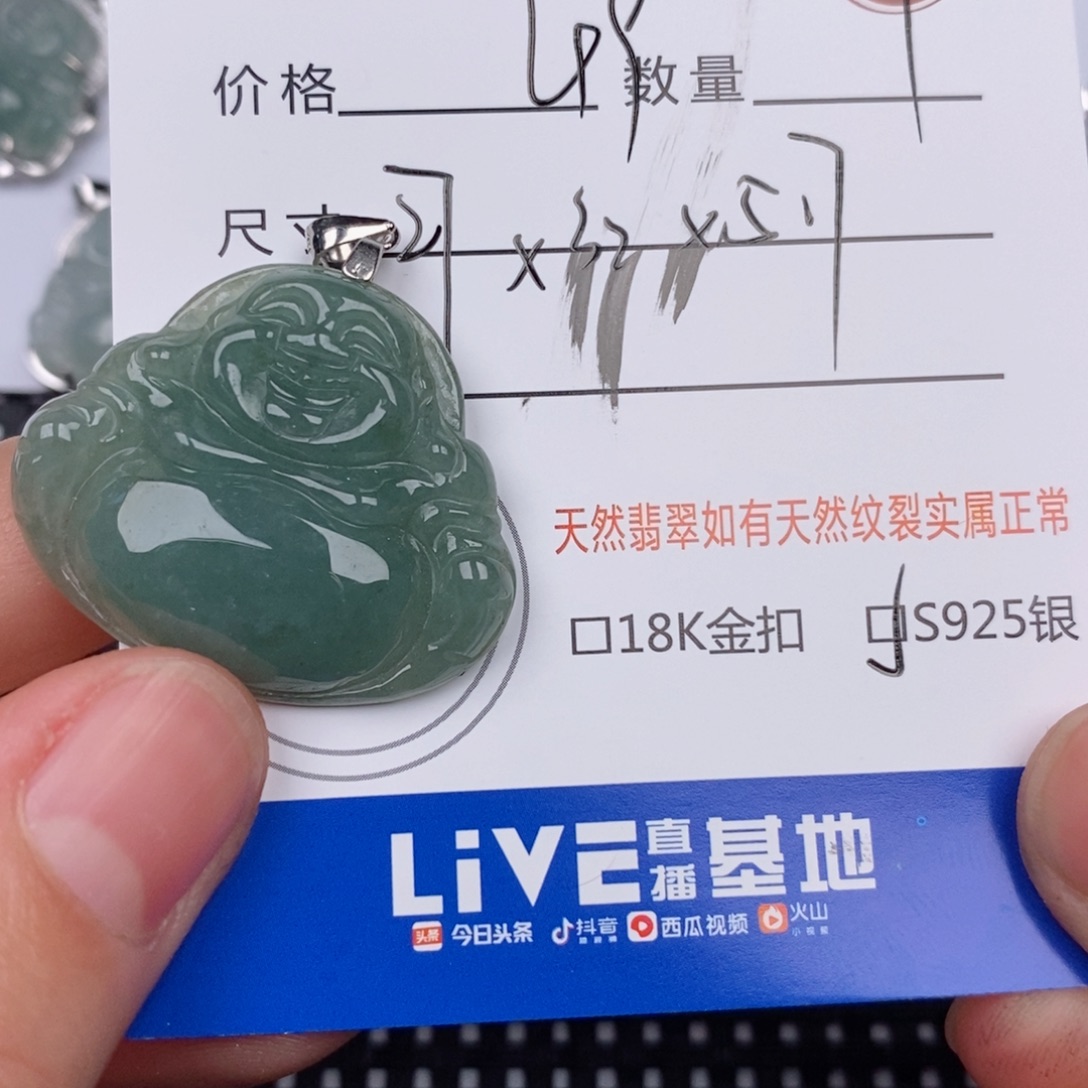 翡翠银S925镶嵌颈饰