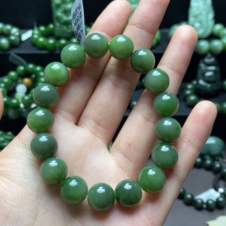 和田玉手串未镶嵌