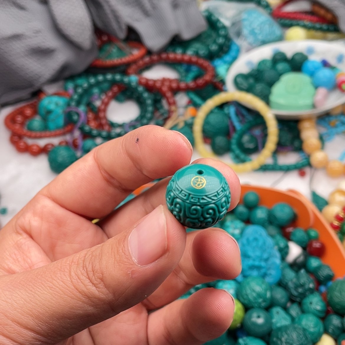 【闪购商品】琉璃非金属回纹尺寸18
