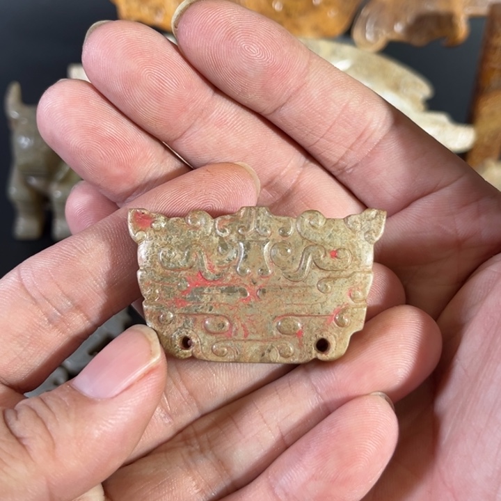 一***雨和田玉（糖玉）未镶嵌挂件