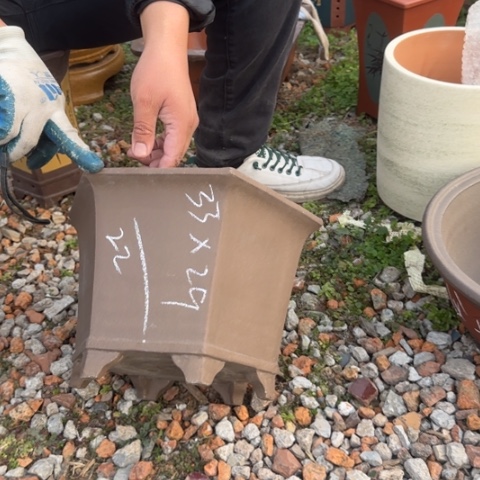 红陶紫砂花盆盆景盆栽