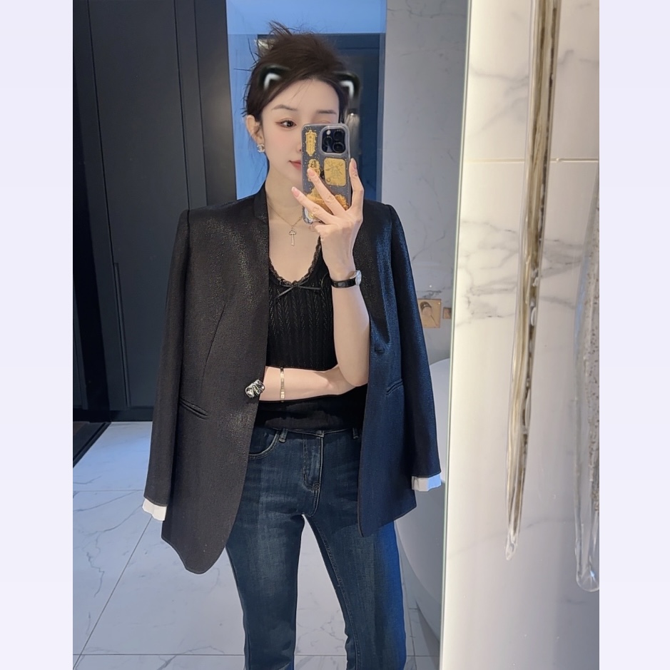 【大静静】黑色·高级感西装外套DJJ1969