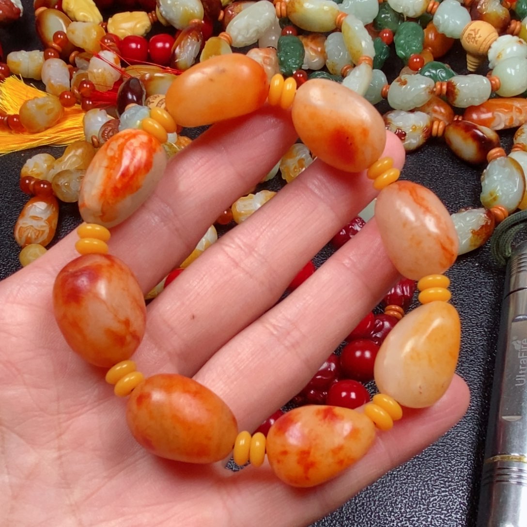 和田玉手链未镶嵌