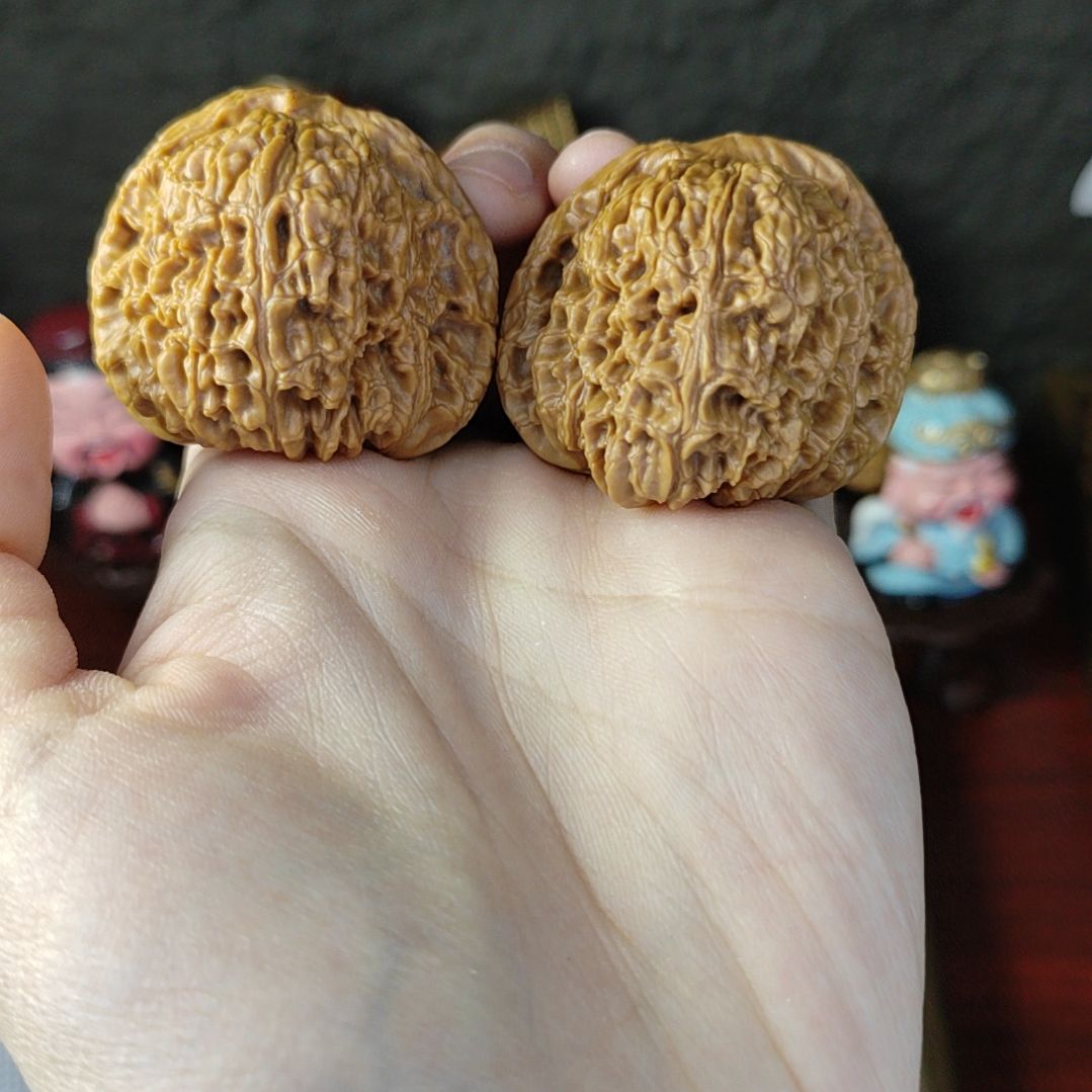 文玩核桃吊坠42+南疆石