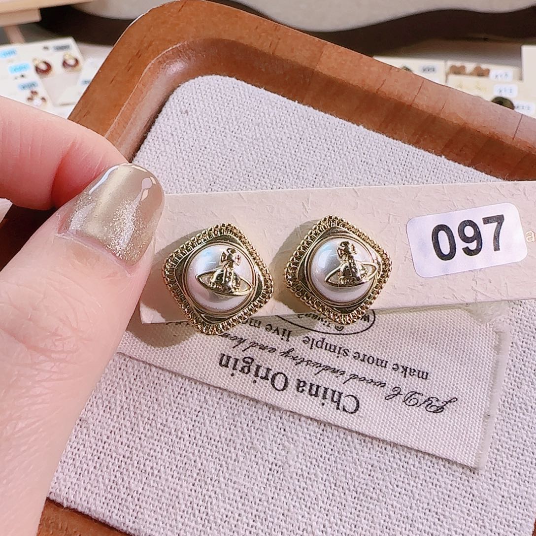 仿珍珠铜合金锡合金纯铜耳钉