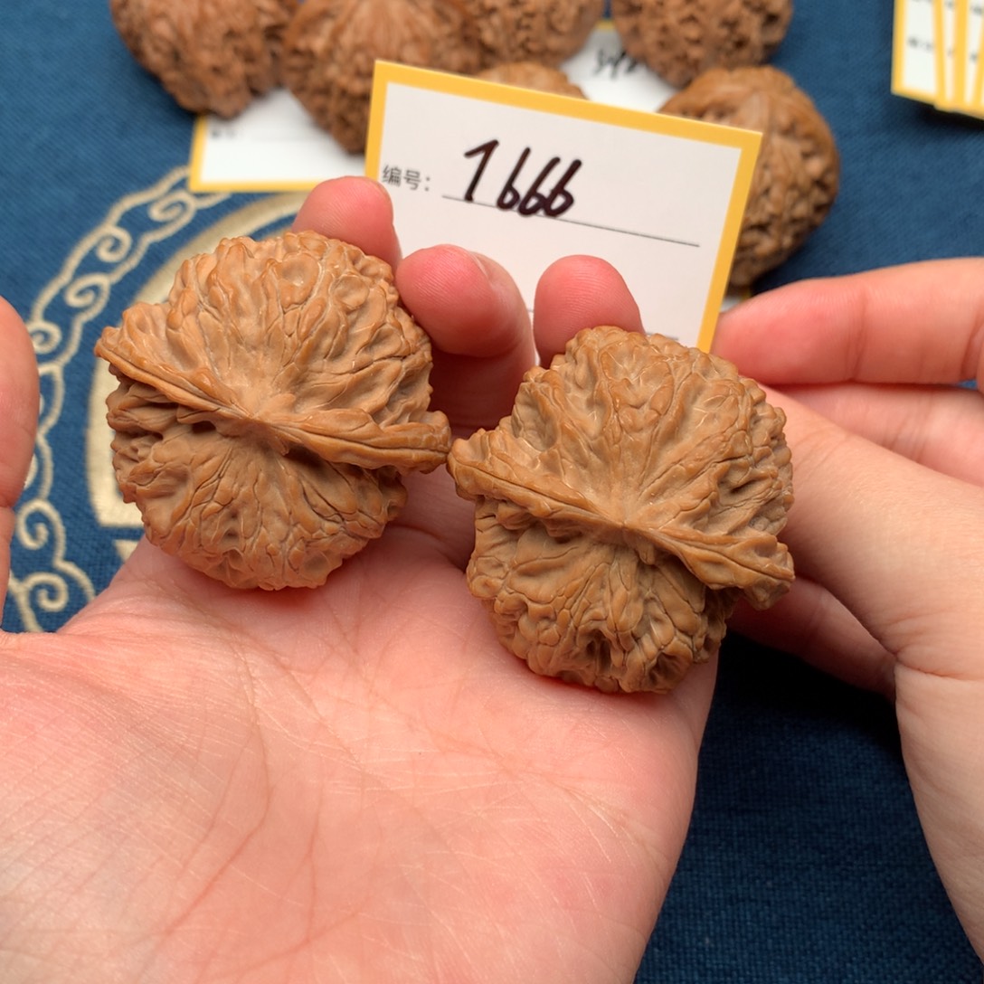 文玩核桃把件44苹果园 666