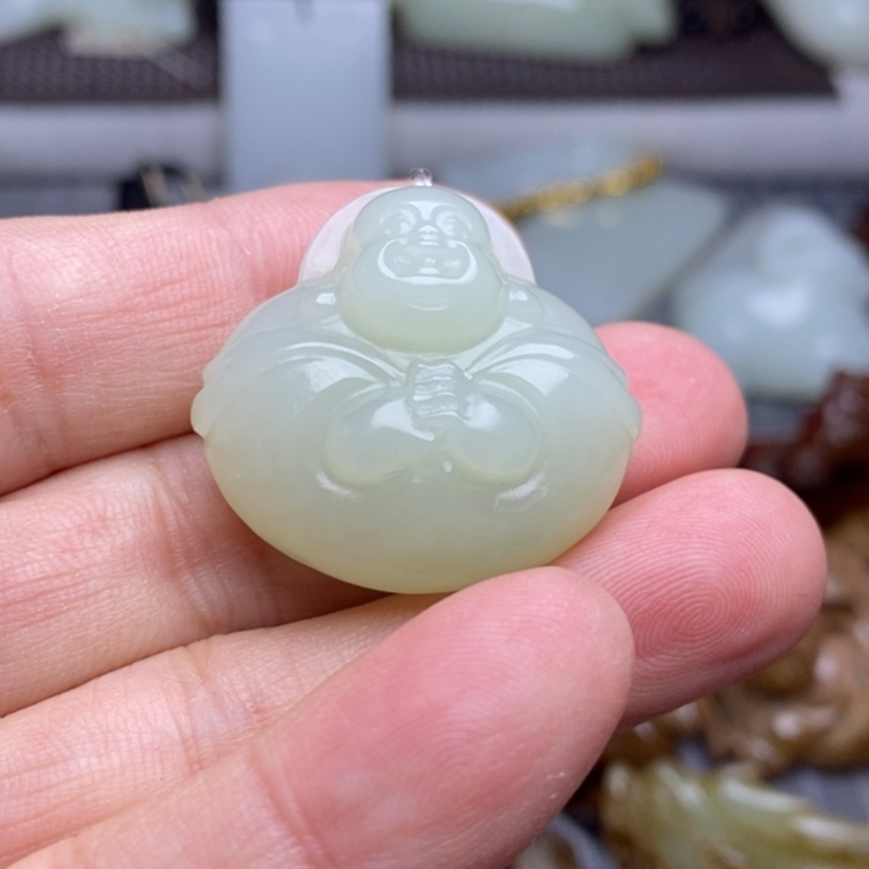 【闪购商品】和田玉（糖玉）颈饰未镶嵌