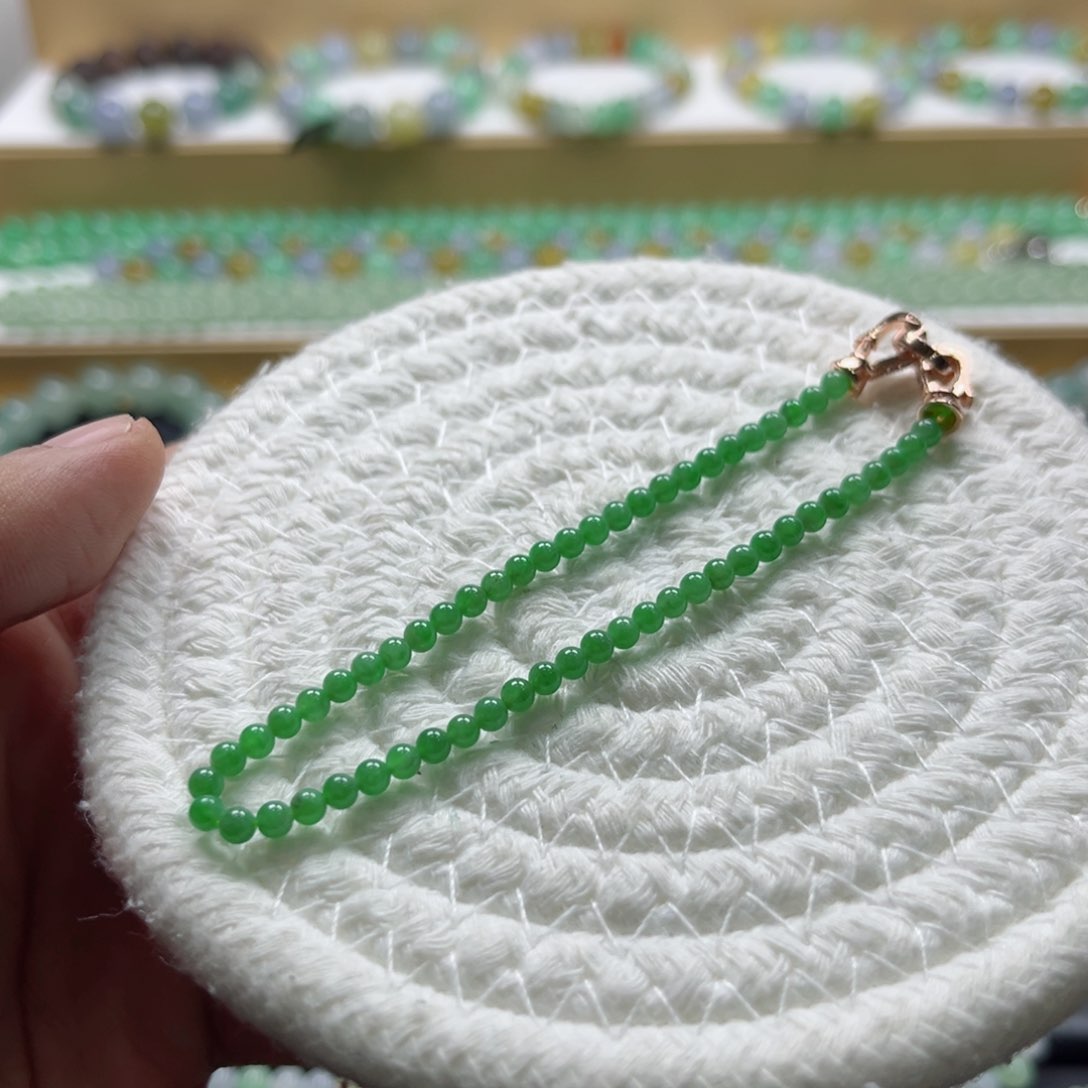 翡翠手链未镶嵌翡翠手串未镶嵌
