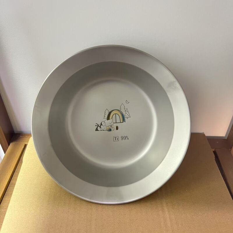 微瑕 钛 加深钛盘子钛 加深钛盘子 18.5cm