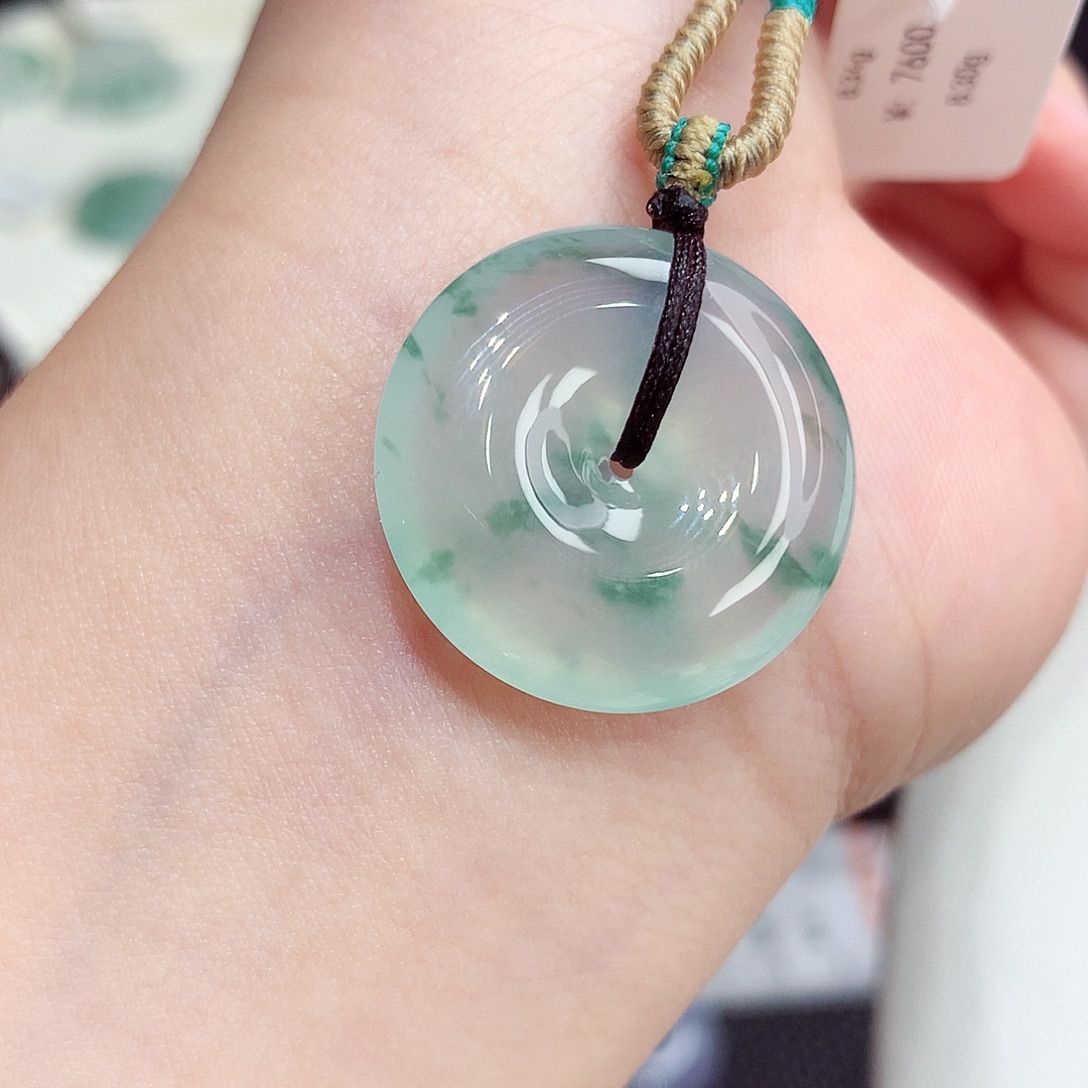 翡翠未镶嵌胸饰翡翠110，24/5.8