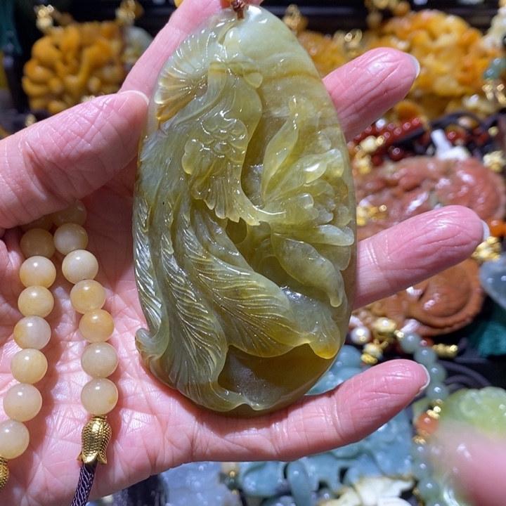 岫玉岫玉吊坠未镶嵌