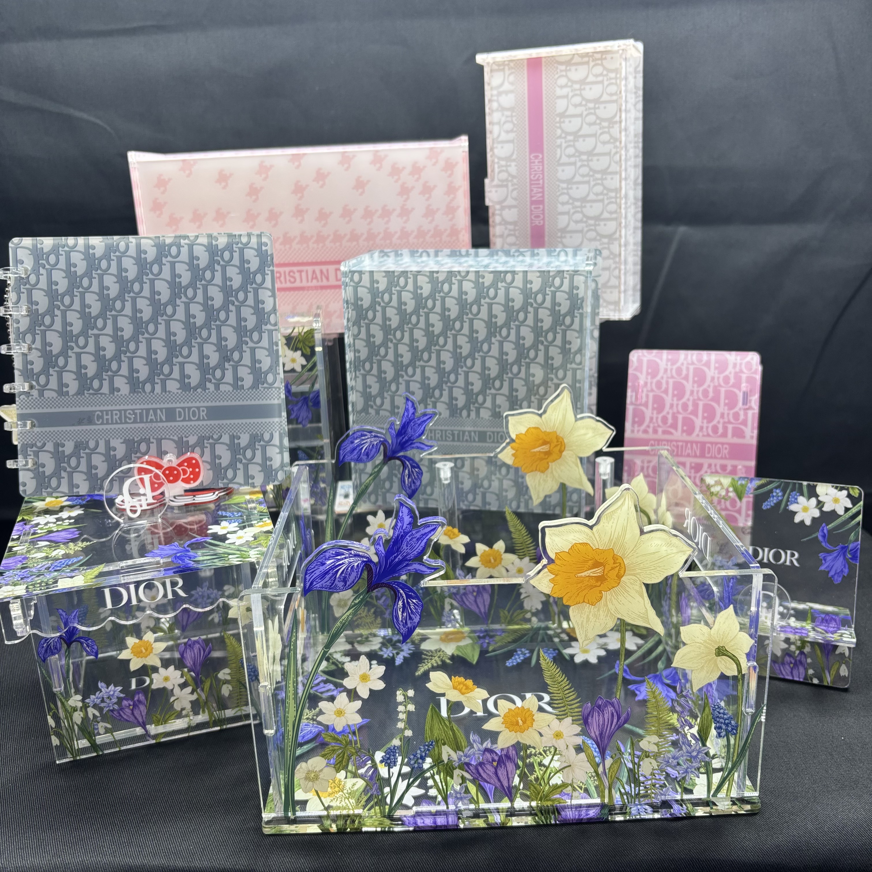 D系【一盒春暖花开系列】DIY亚克力片片手工配件材料包盒子冰箱贴