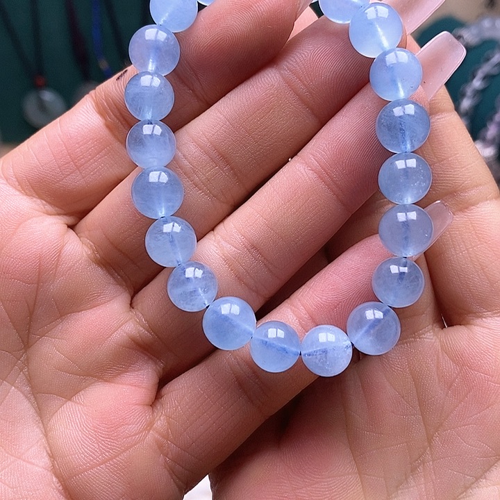海蓝宝石手串未镶嵌海蓝宝石手串