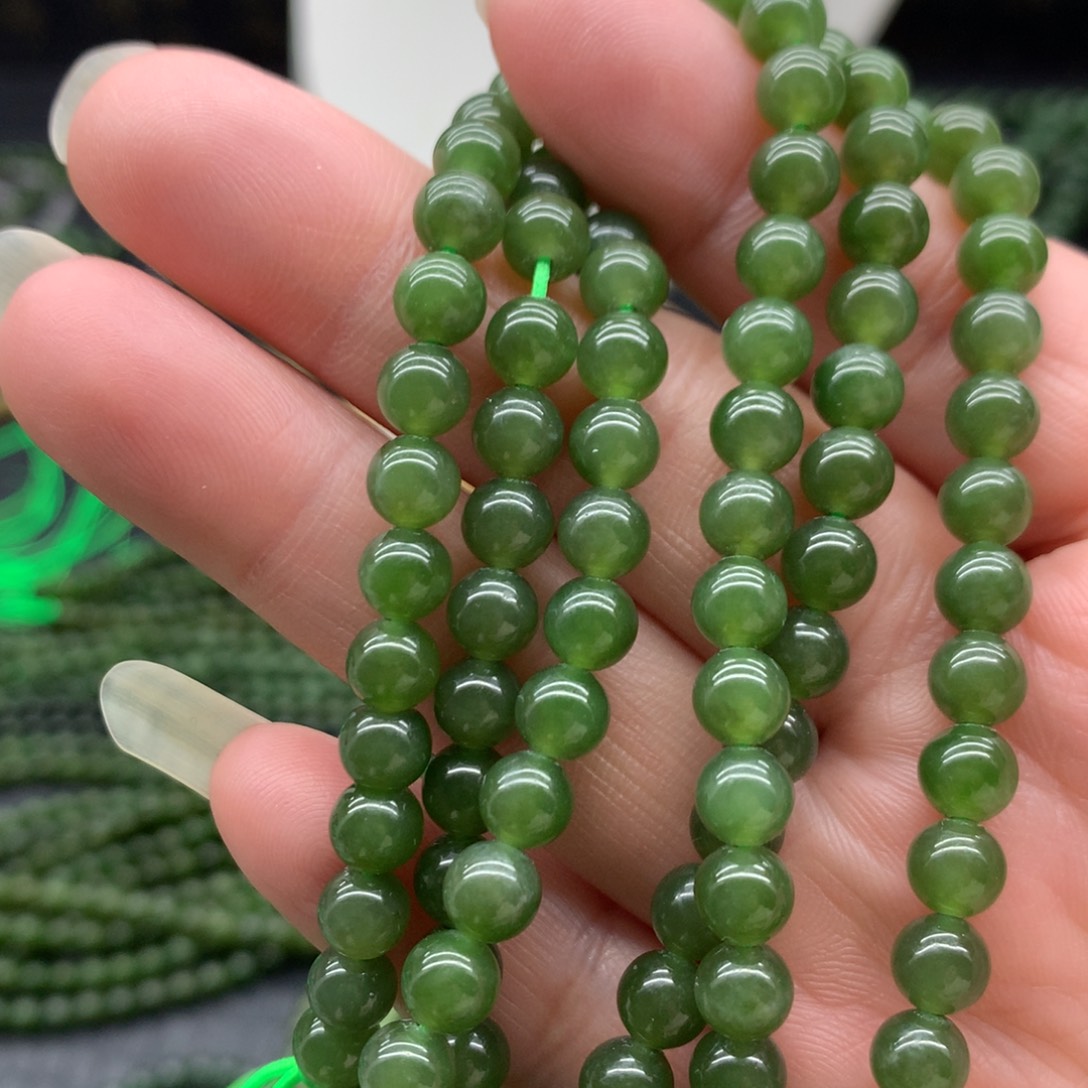 和田玉未镶嵌手链6