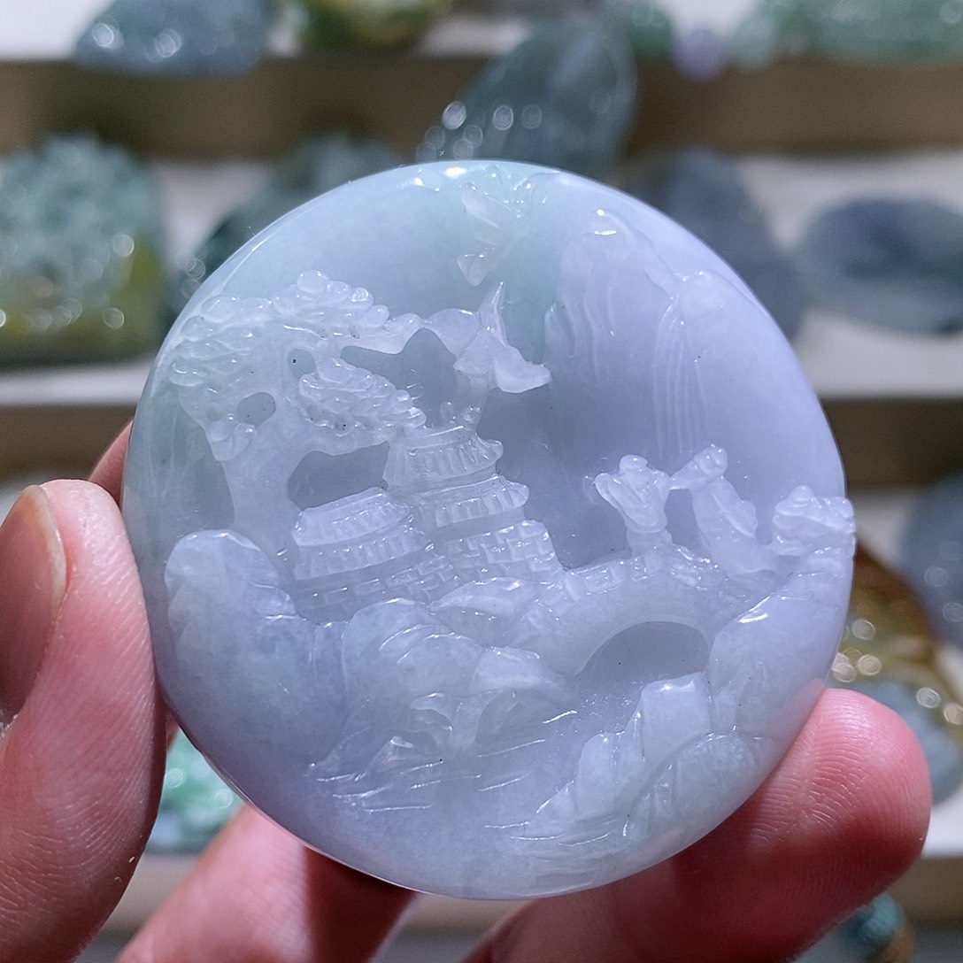 【闪购商品】翡翠颈饰未镶嵌11111111111