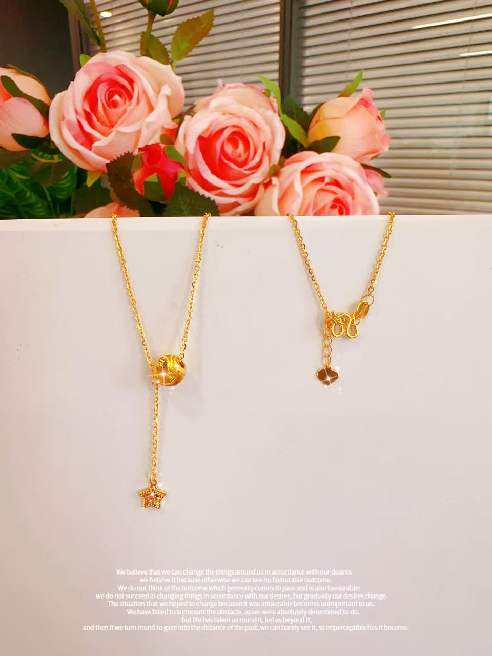 【福利专享】足金  猫眼套链 精工版 先鉴后发 带证书字印 4.89