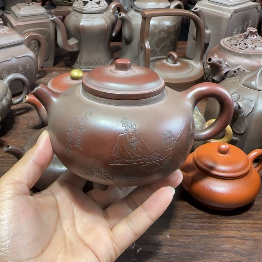 紫砂茶壶蹲*紫砂茶具